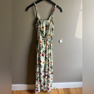 Mint Green floral Dress